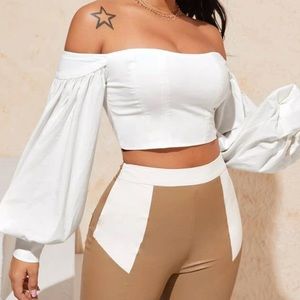 Completely brand new, never worn. I just need space in my closet haha.